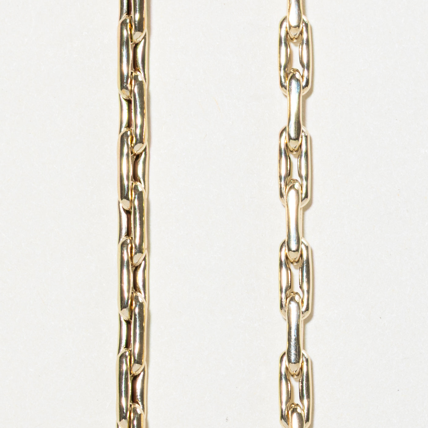Italian 14k Modified Paperclip Chain | 3.70mm | 20"