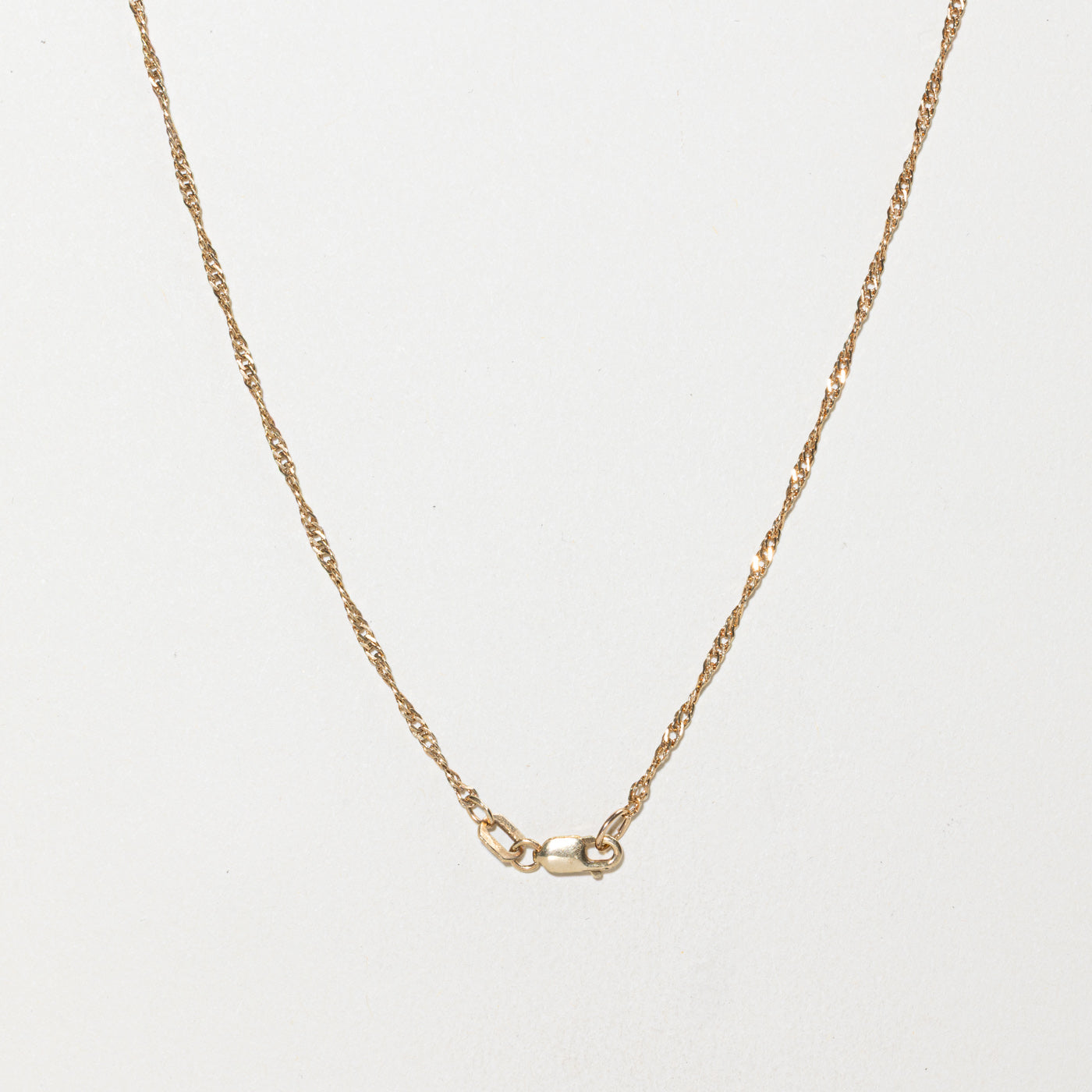 10k Singapore Chain | 1.60mm | 21"