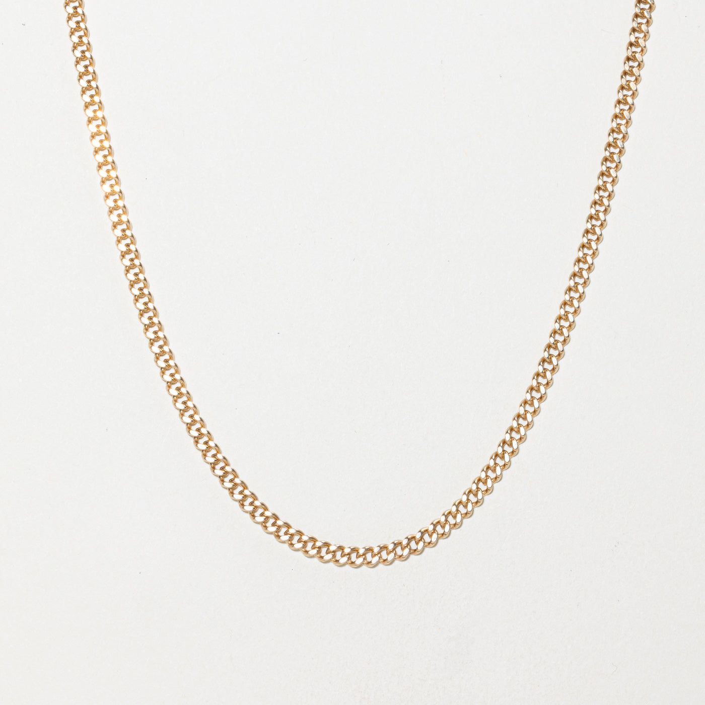 10k Curb Link Chain | 3mm | 22"