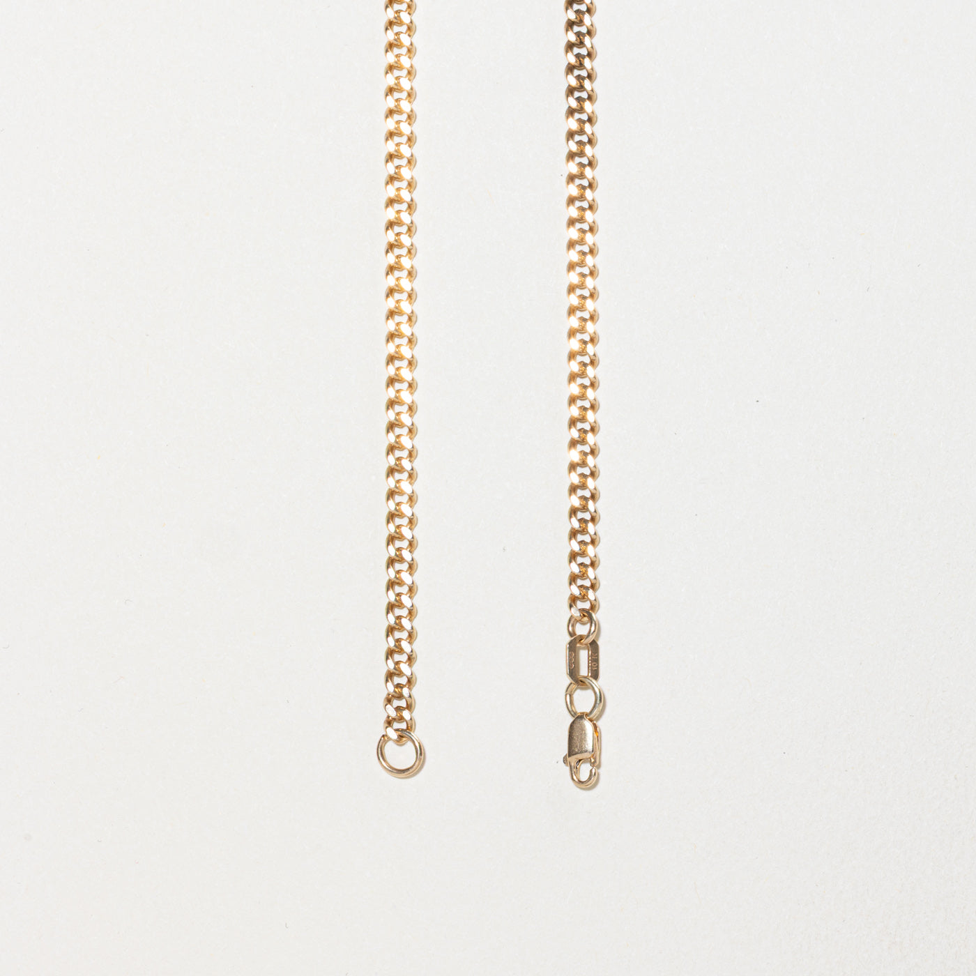 10k Curb Link Chain | 3mm | 22"