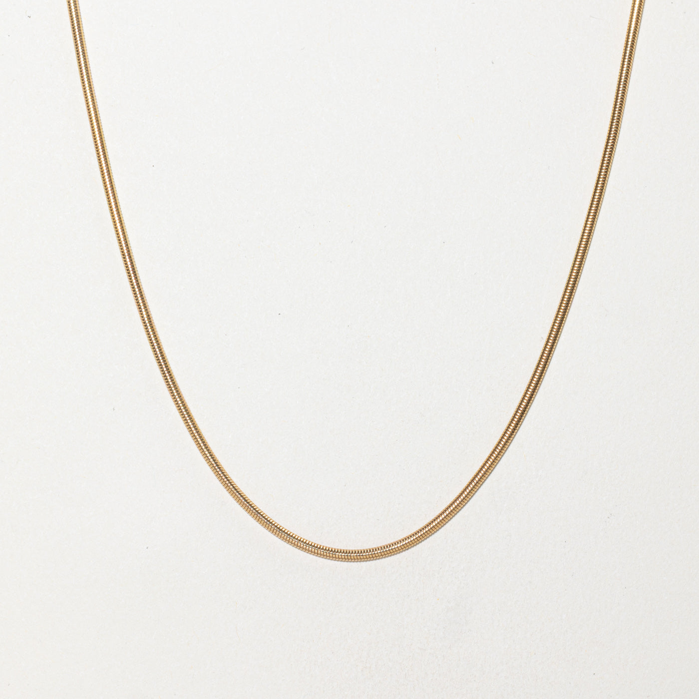 Italian 10k Snake Chain | 1.70mm | 20"