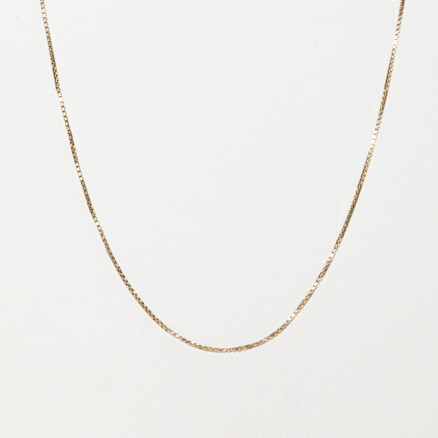 10k Box Chain | 0.90mm | 18"