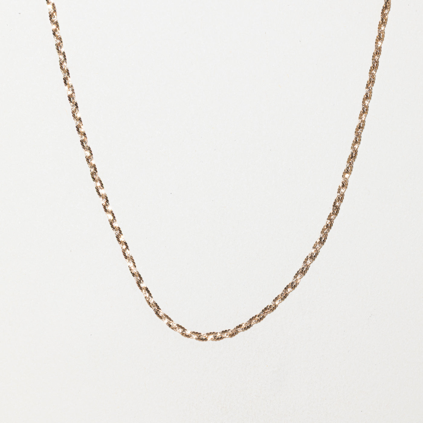 10k Woven Chain | 2.0mm | 21"