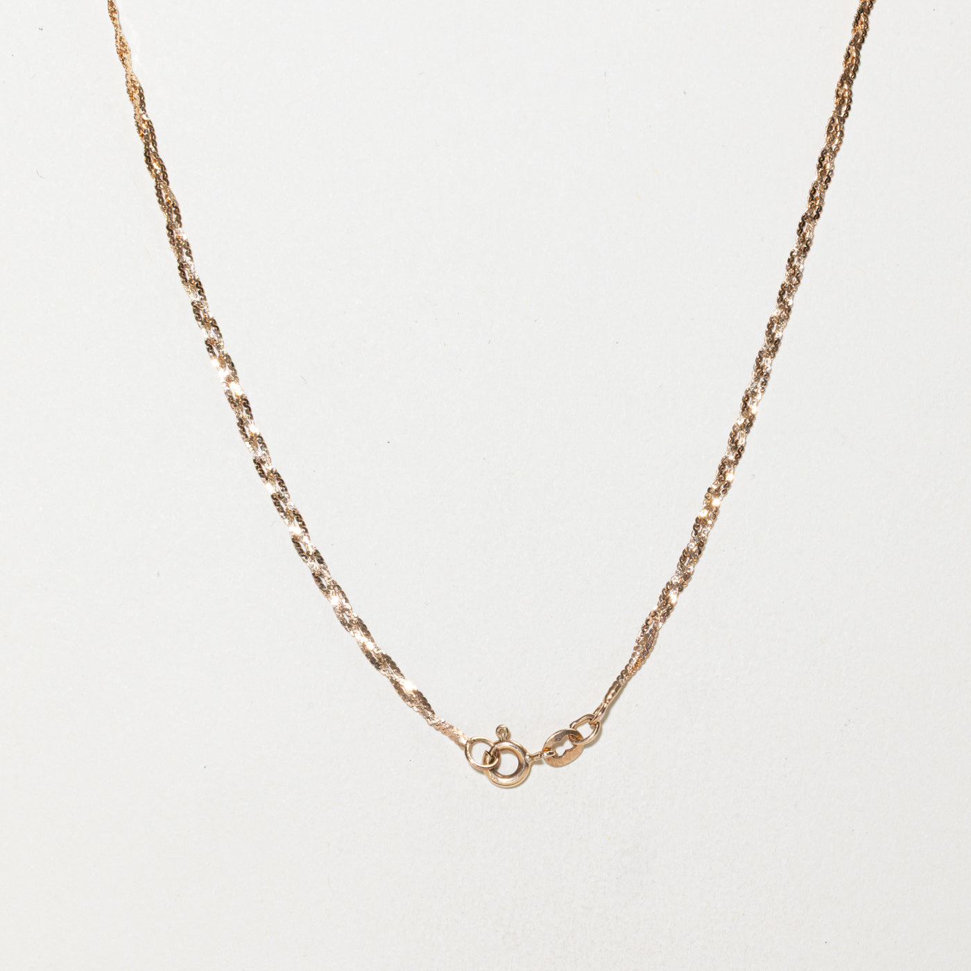 10k Woven Chain | 2.0mm | 21"