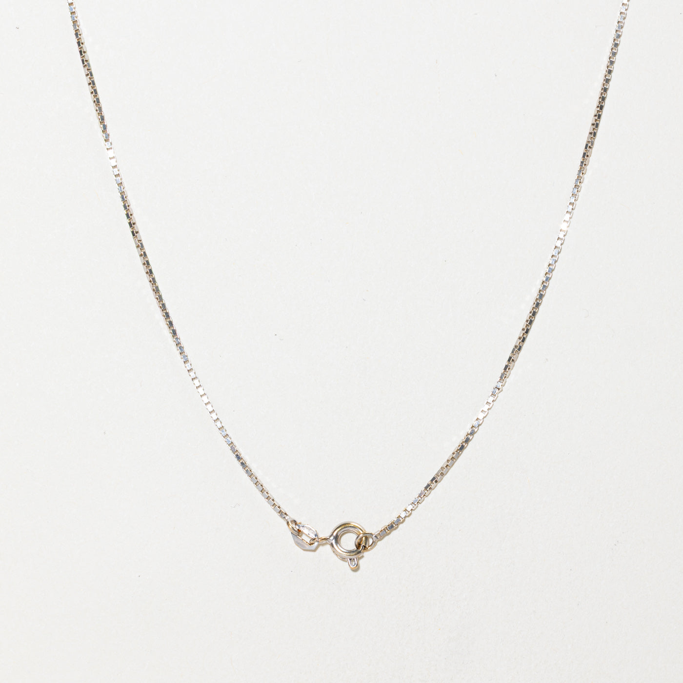 18k Box Chain | 1.0mm | 19"