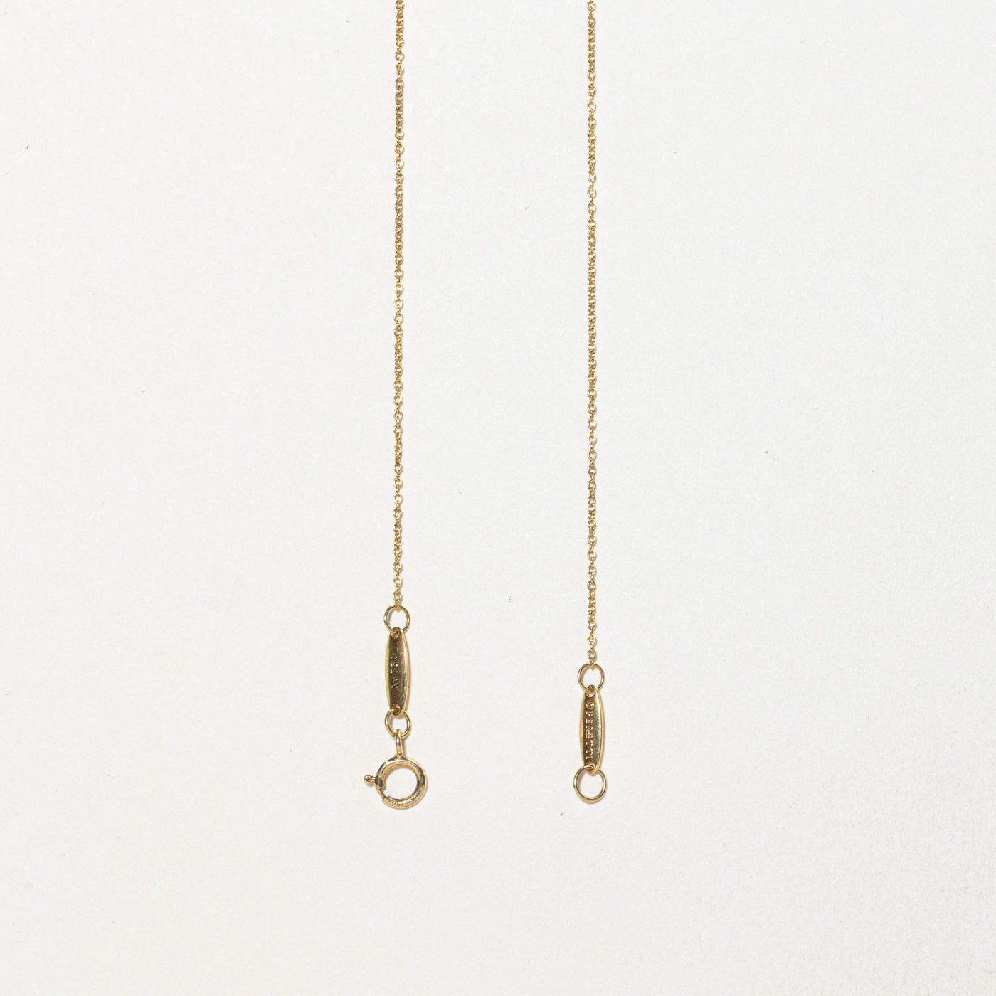 ‘Tiffany & Co’ Elsa Peretti Small Alphabet Pendant Necklace | 16"