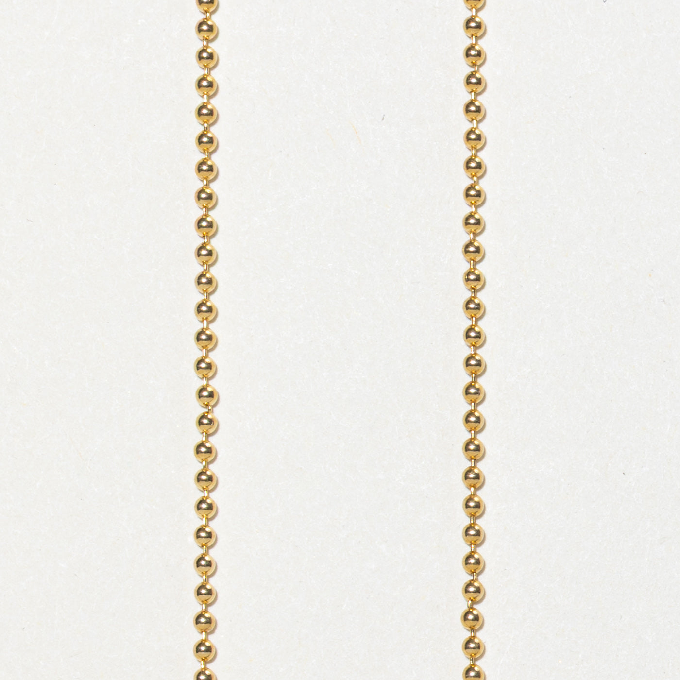 Italian 18k Ball Link Chain | 1.50mm | 16"