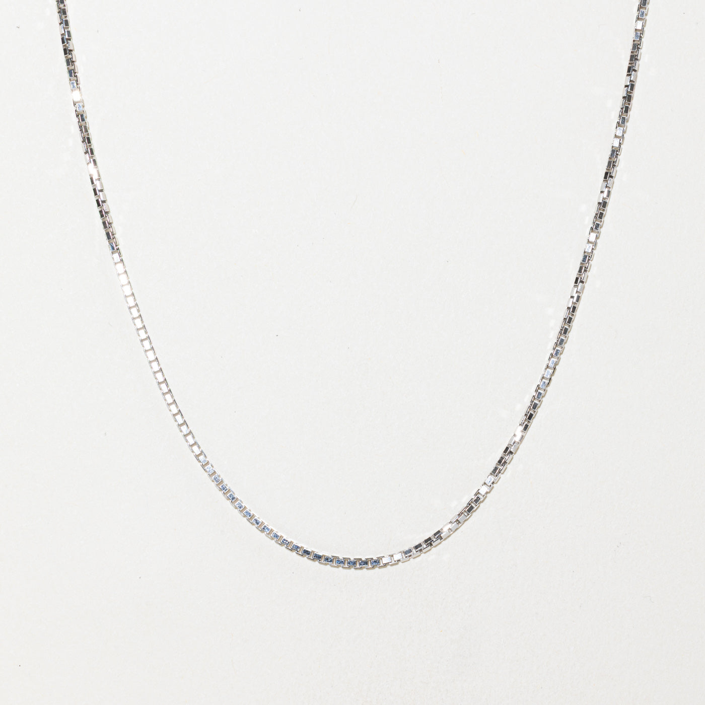 18k Box Chain | 1.40mm | 23"