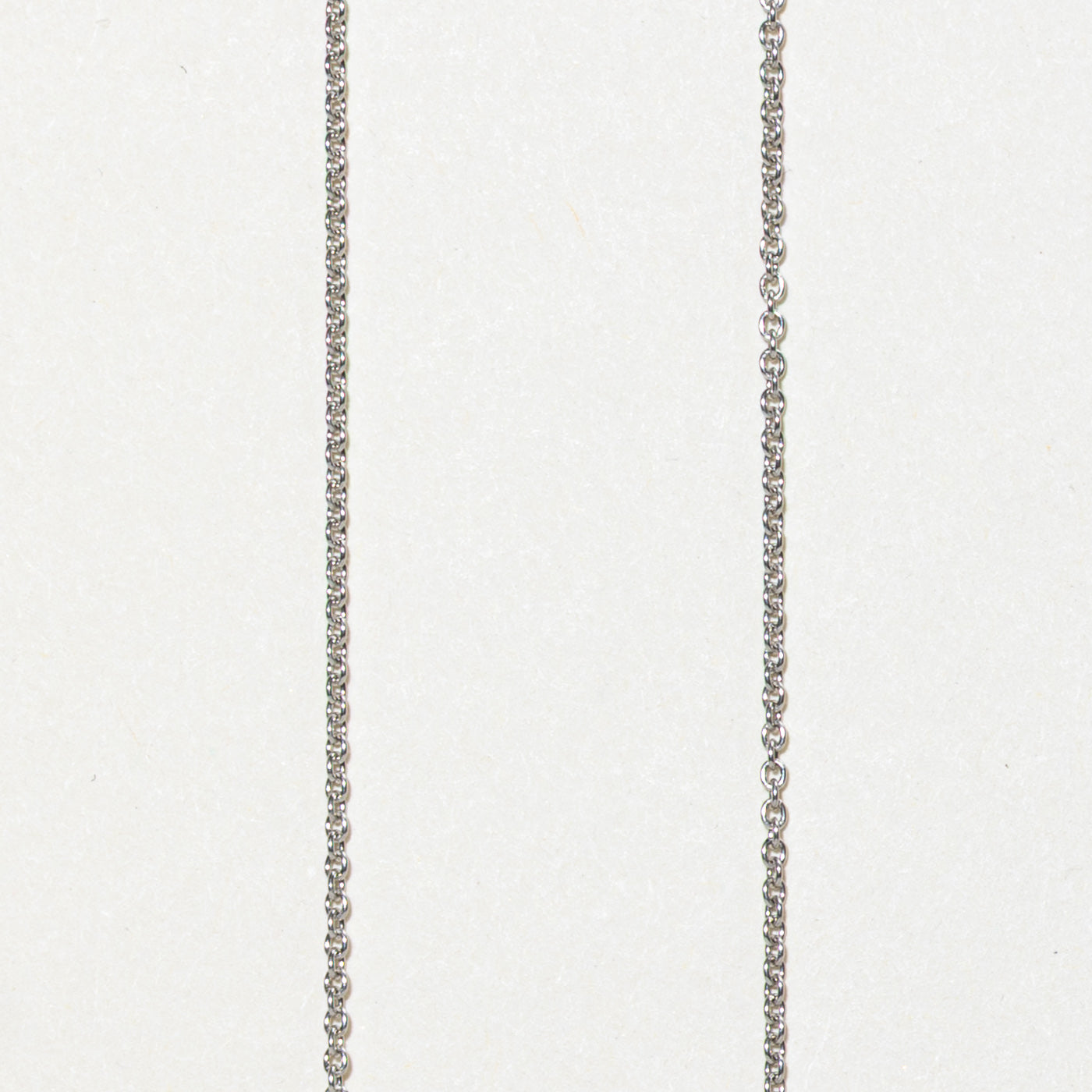 Platinum Cable Link Chain | 1.10mm | 20"