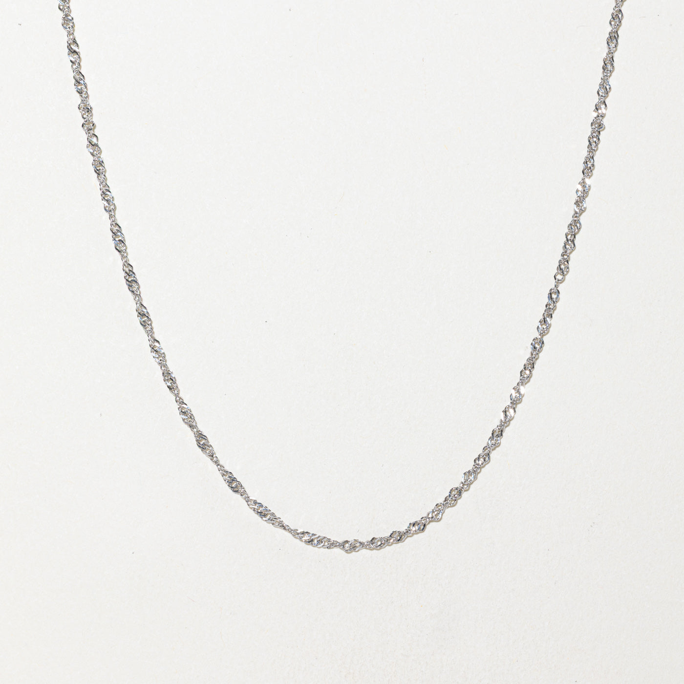 Platinum Modified Prince of Wales Chain | 1.80mm | 17"