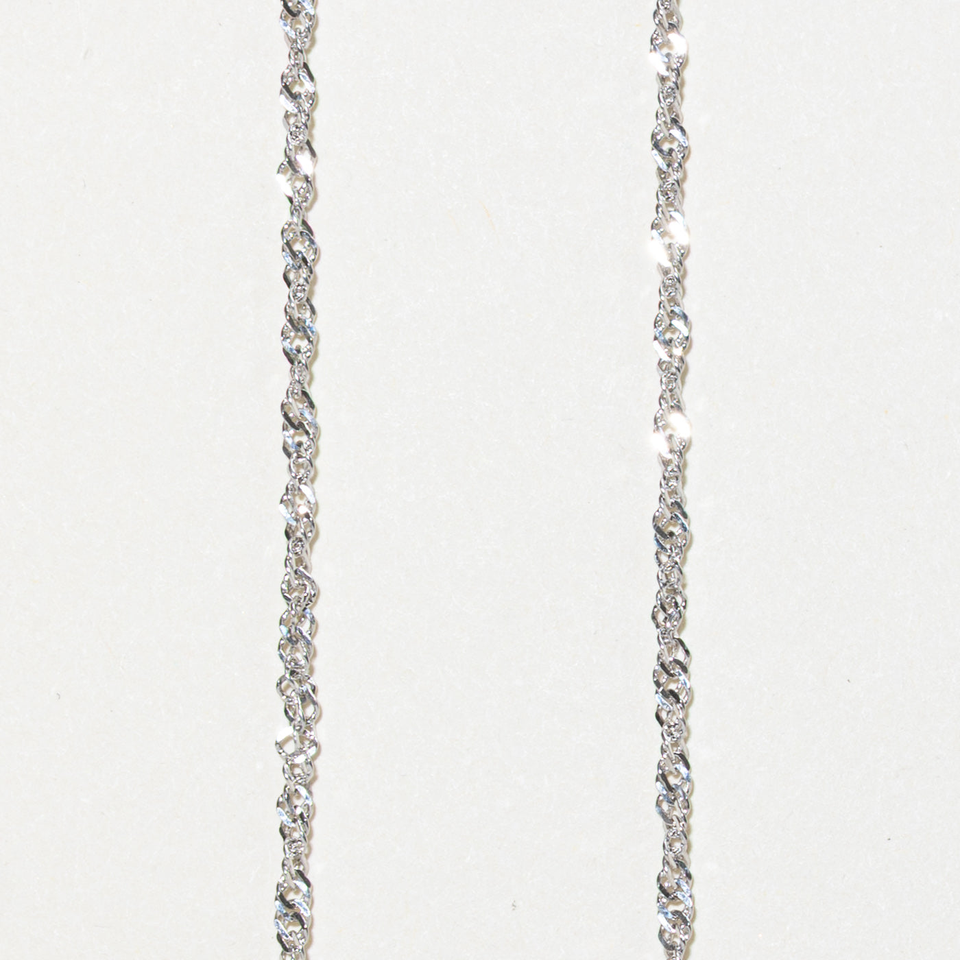 Platinum Modified Prince of Wales Chain | 1.80mm | 17"
