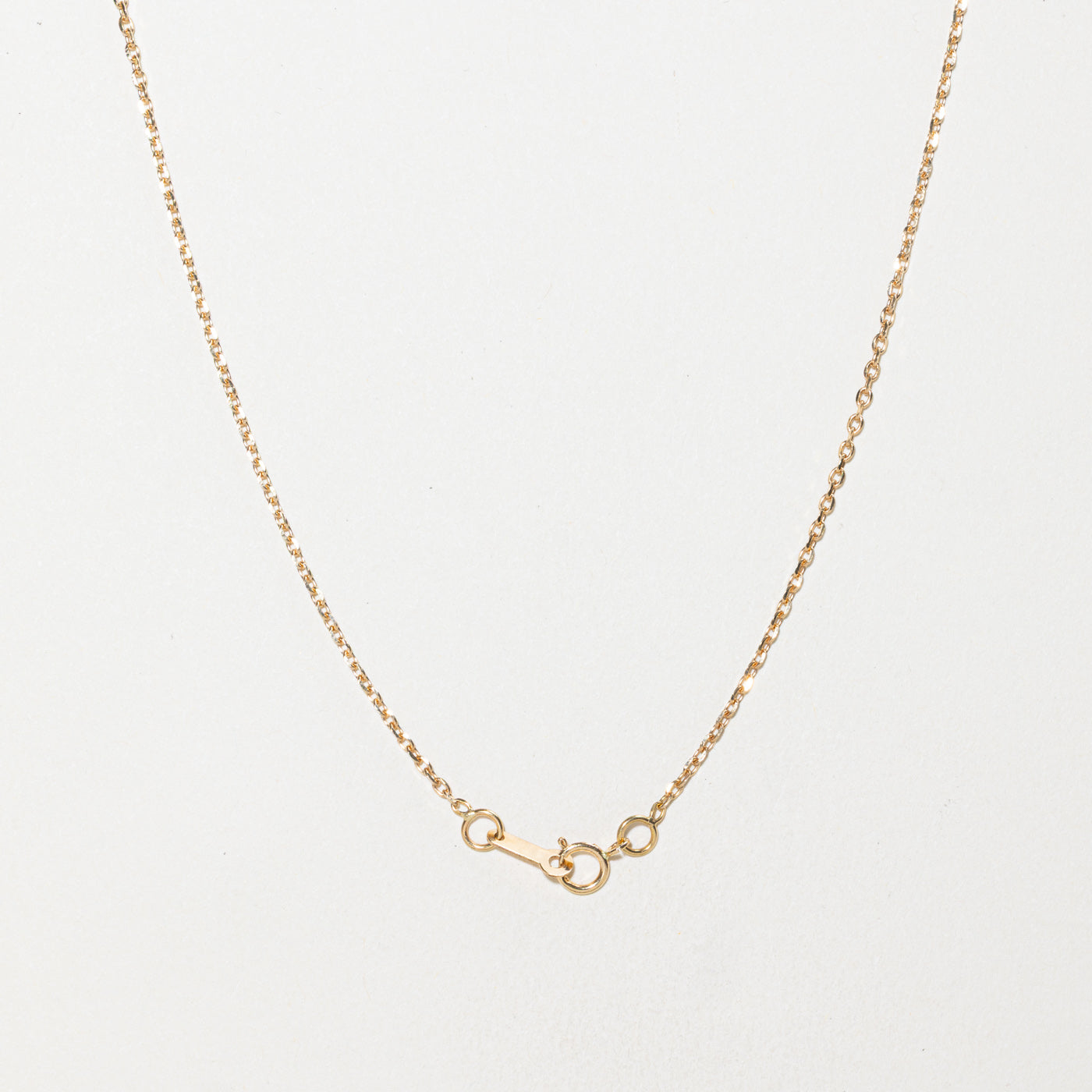 18k Flower Satellite Pendant Necklace | 39"