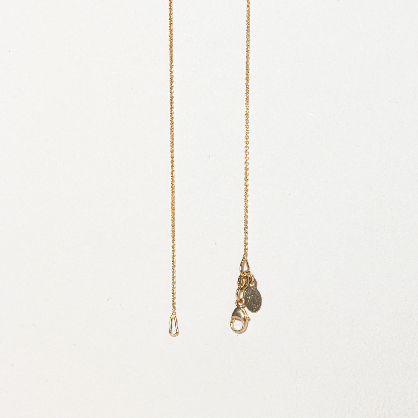 ‘Pyrrha’ 14k "Cor Meum Tuum Est" Bar Necklace | 15.5"