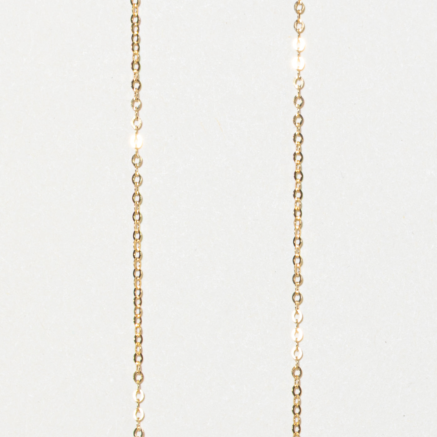 14k Interlocking Circles Necklace | 18"