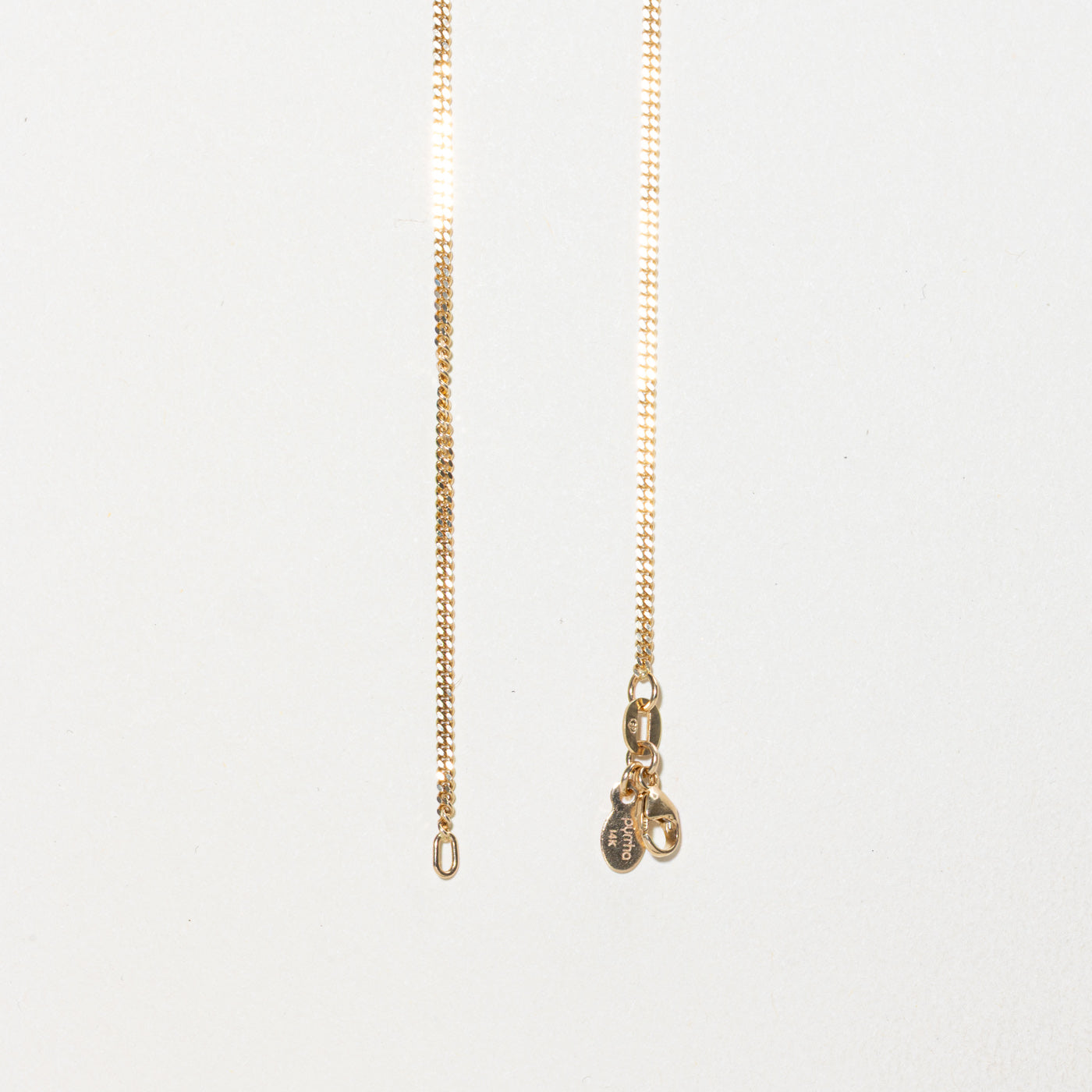 ‘Pyrrha’ 14k Curb Link Chain | 1.60mm | 20"