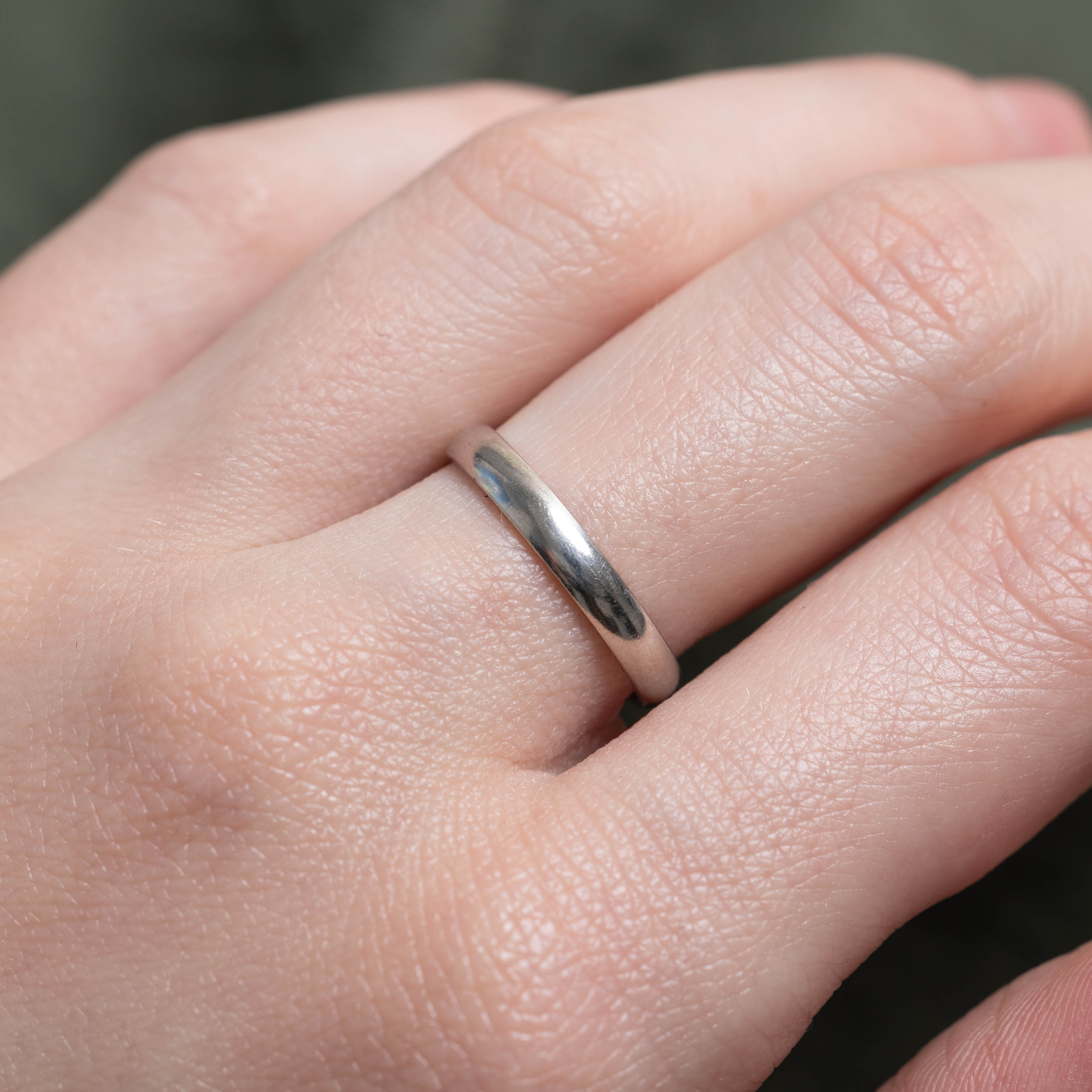 950 Platinum Plain Band | 2.95mm | SZ 6.75