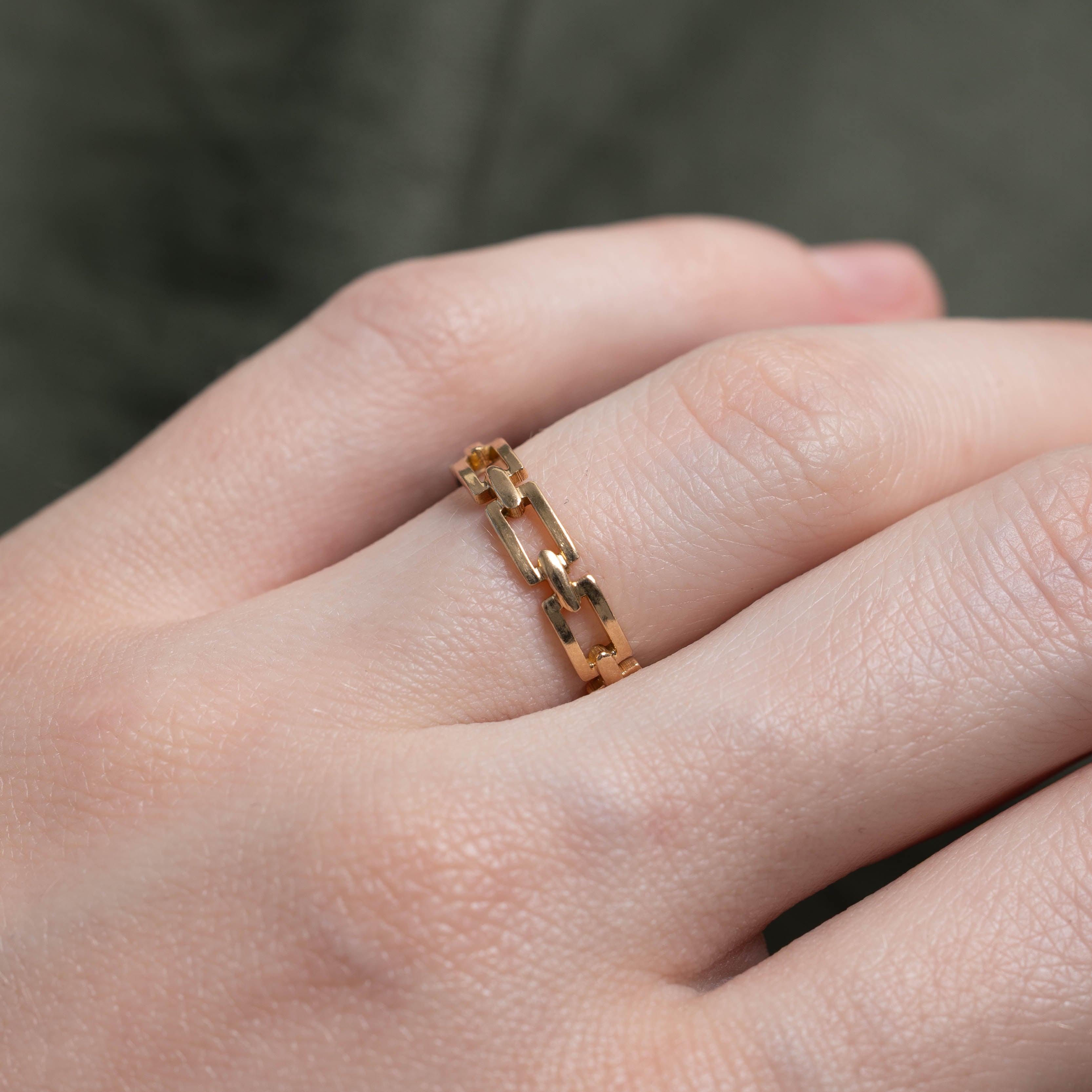 ‘Birks’ Paperclip Link Chain Band | 3.10mm | SZ 5