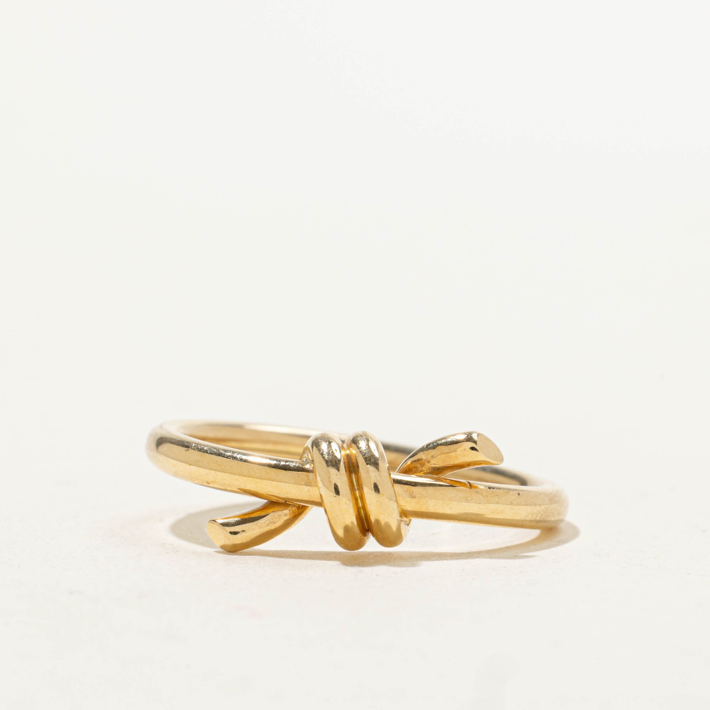 18k Yellow Gold Knot Ring | SZ 6.25