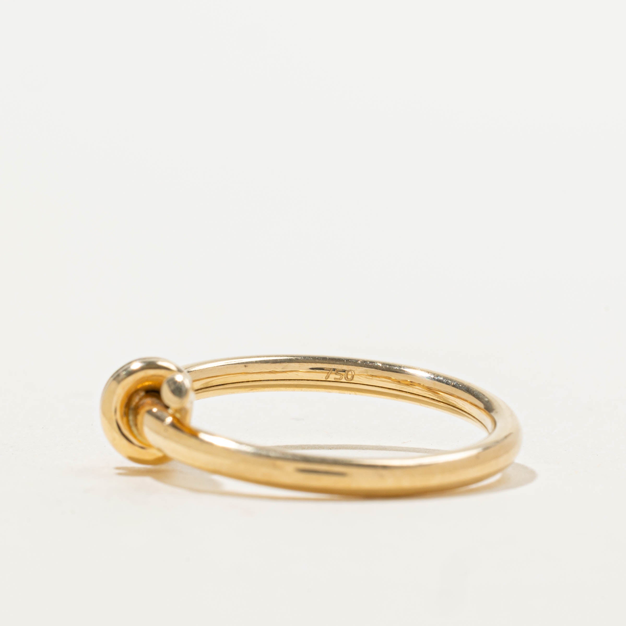 18k Yellow Gold Knot Ring | SZ 6.25