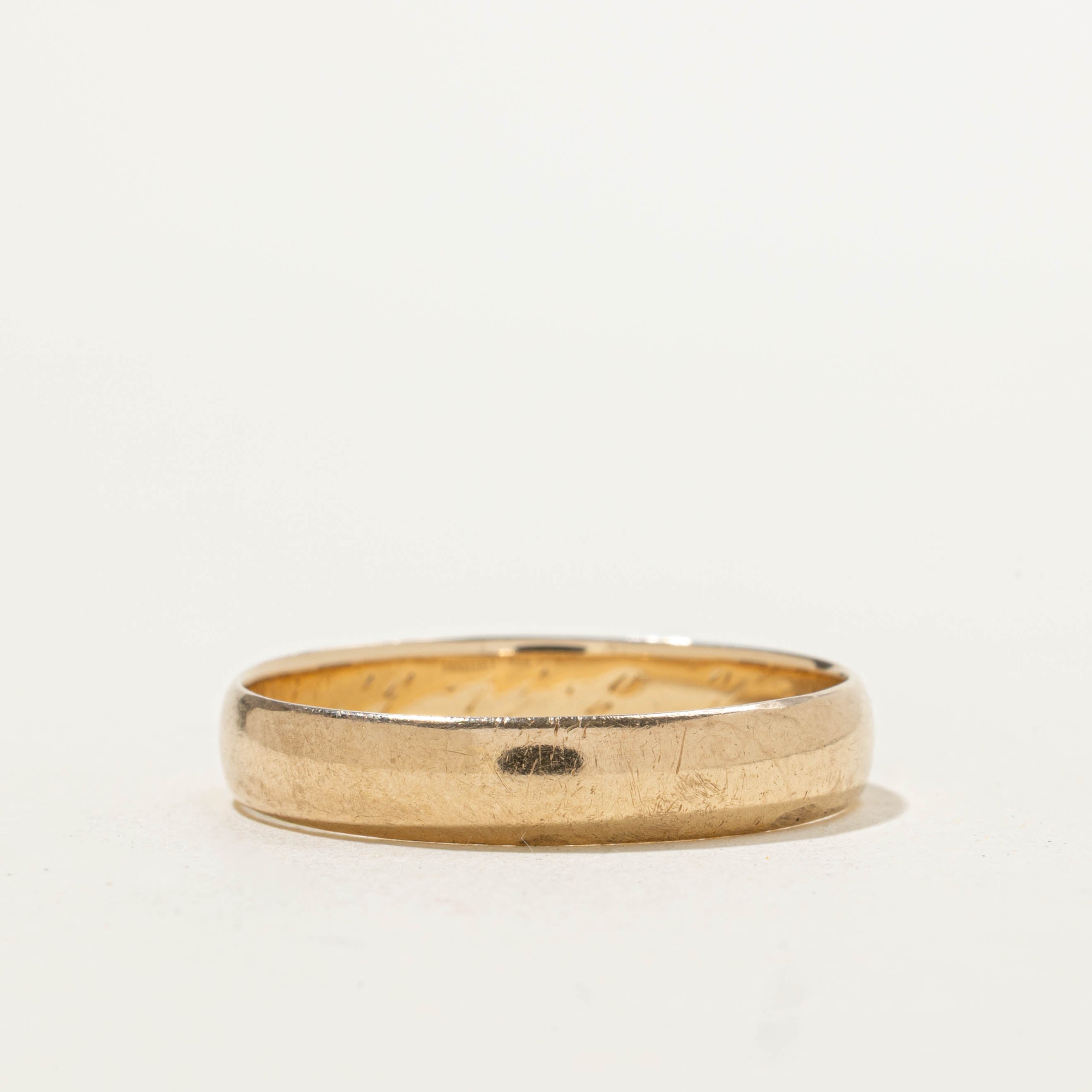 10k Yellow Gold Plain Band | 4.55mm | SZ 12