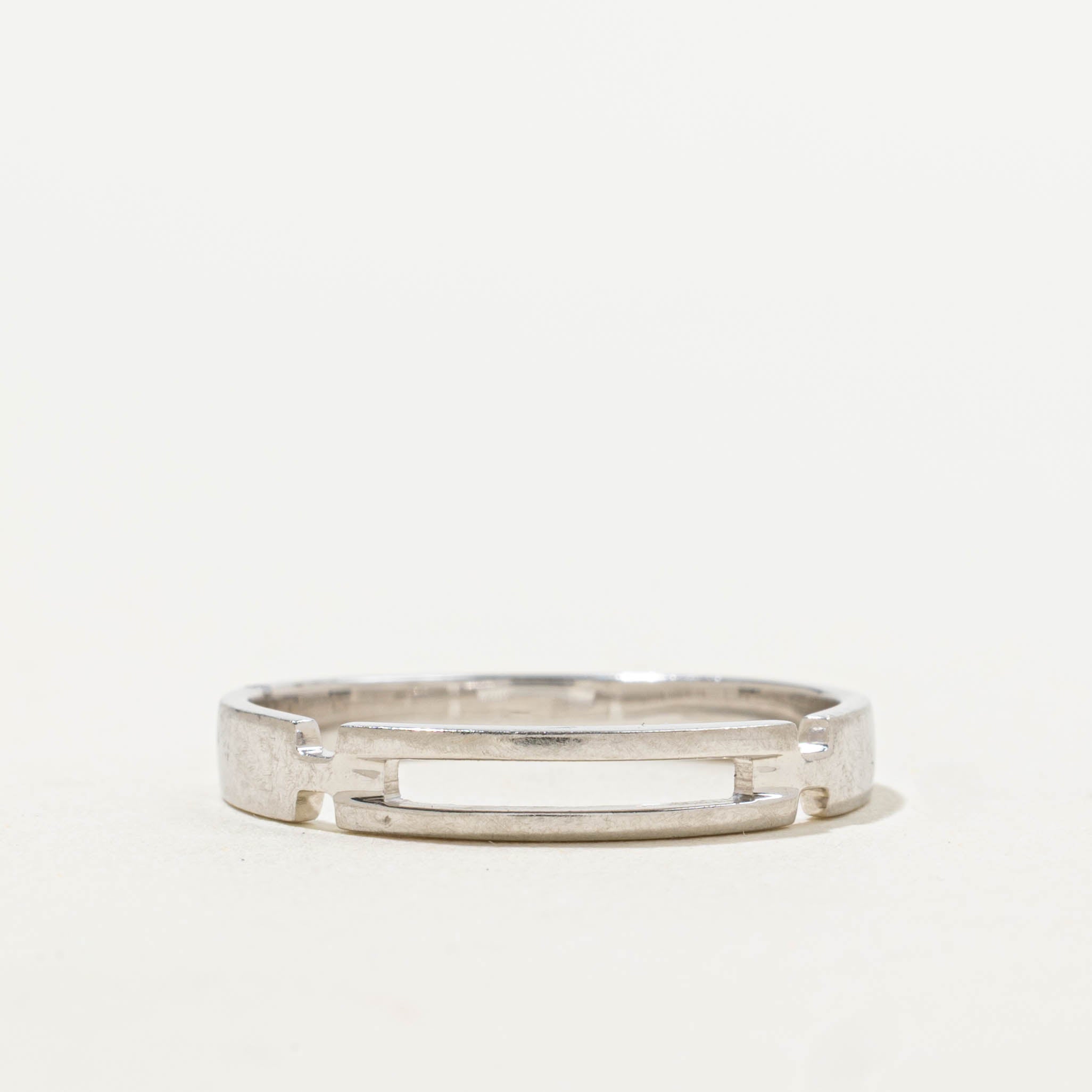 950 Platinum Openwork Band | 3.30mm | SZ 7.5