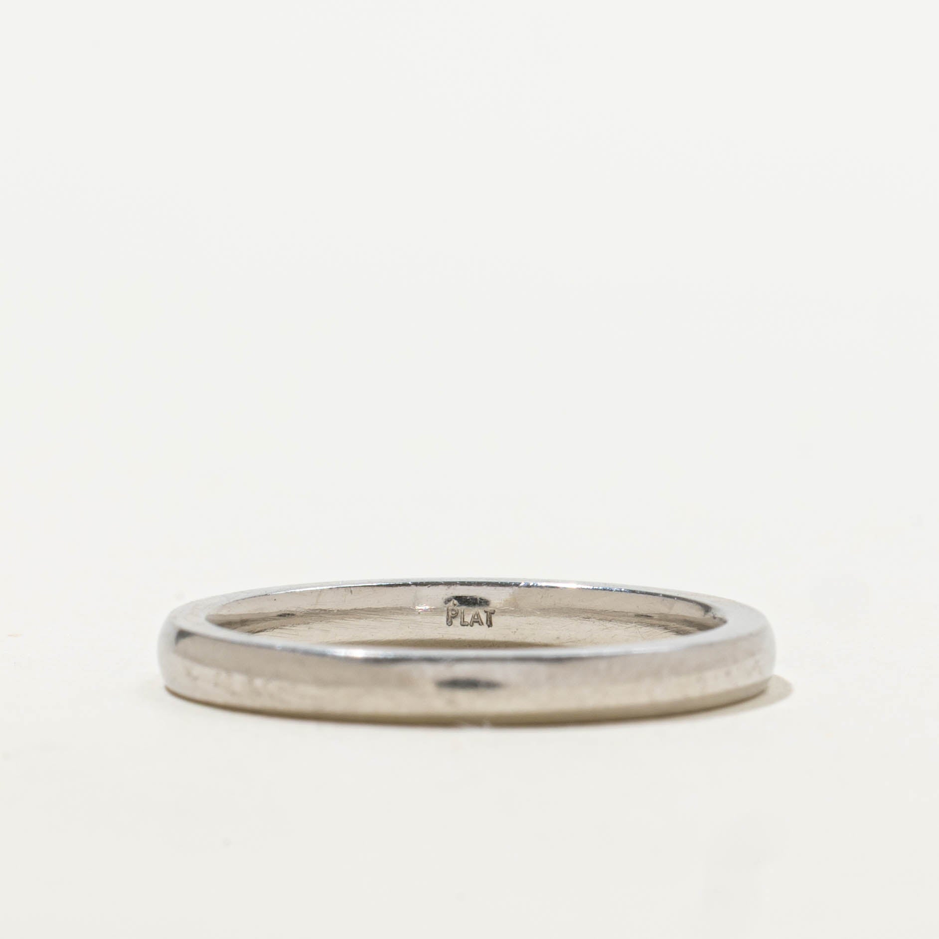 950 Platinum Plain Band | 2.45mm | SZ 7.5