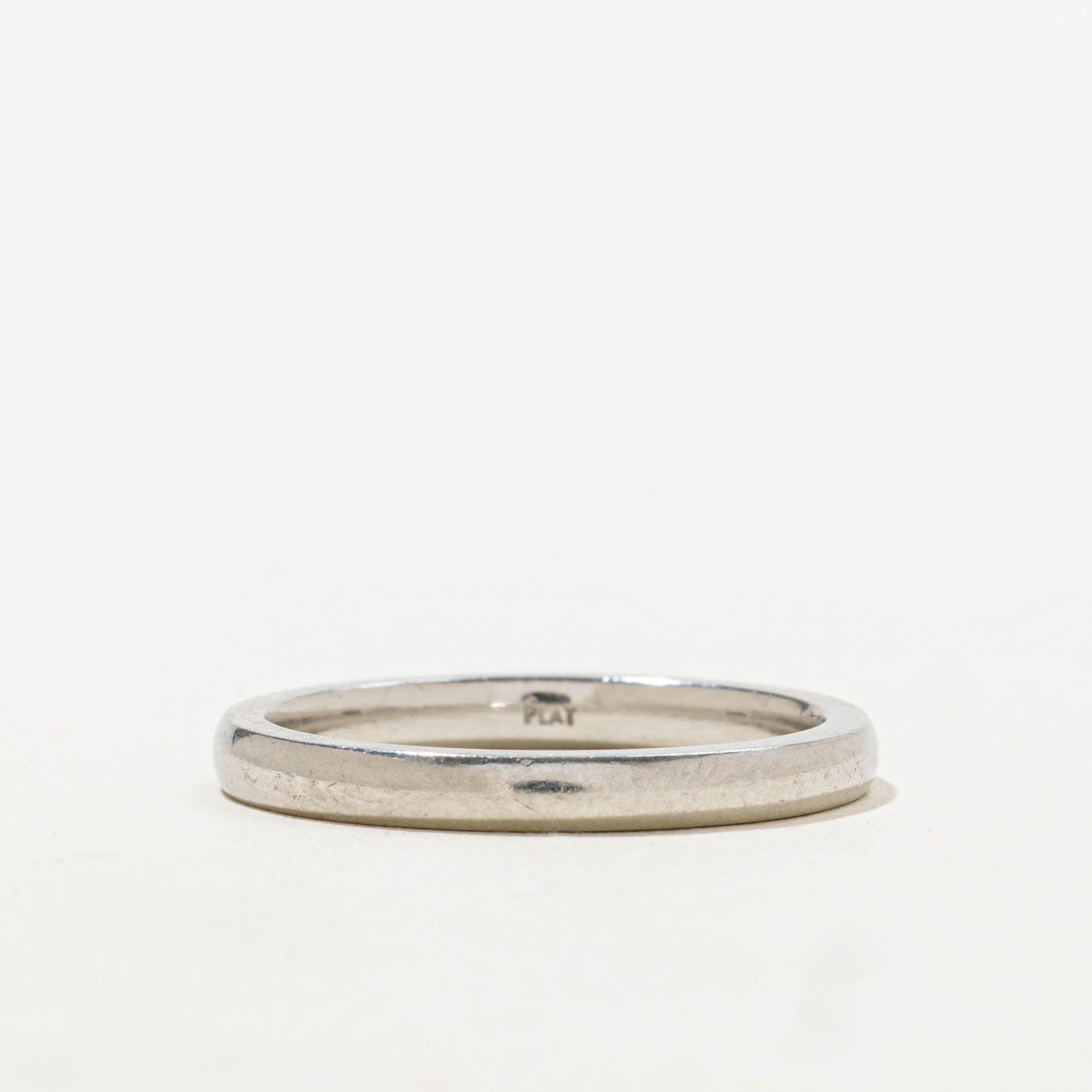 950 Platinum Plain Band | 2.45mm | SZ 7.5
