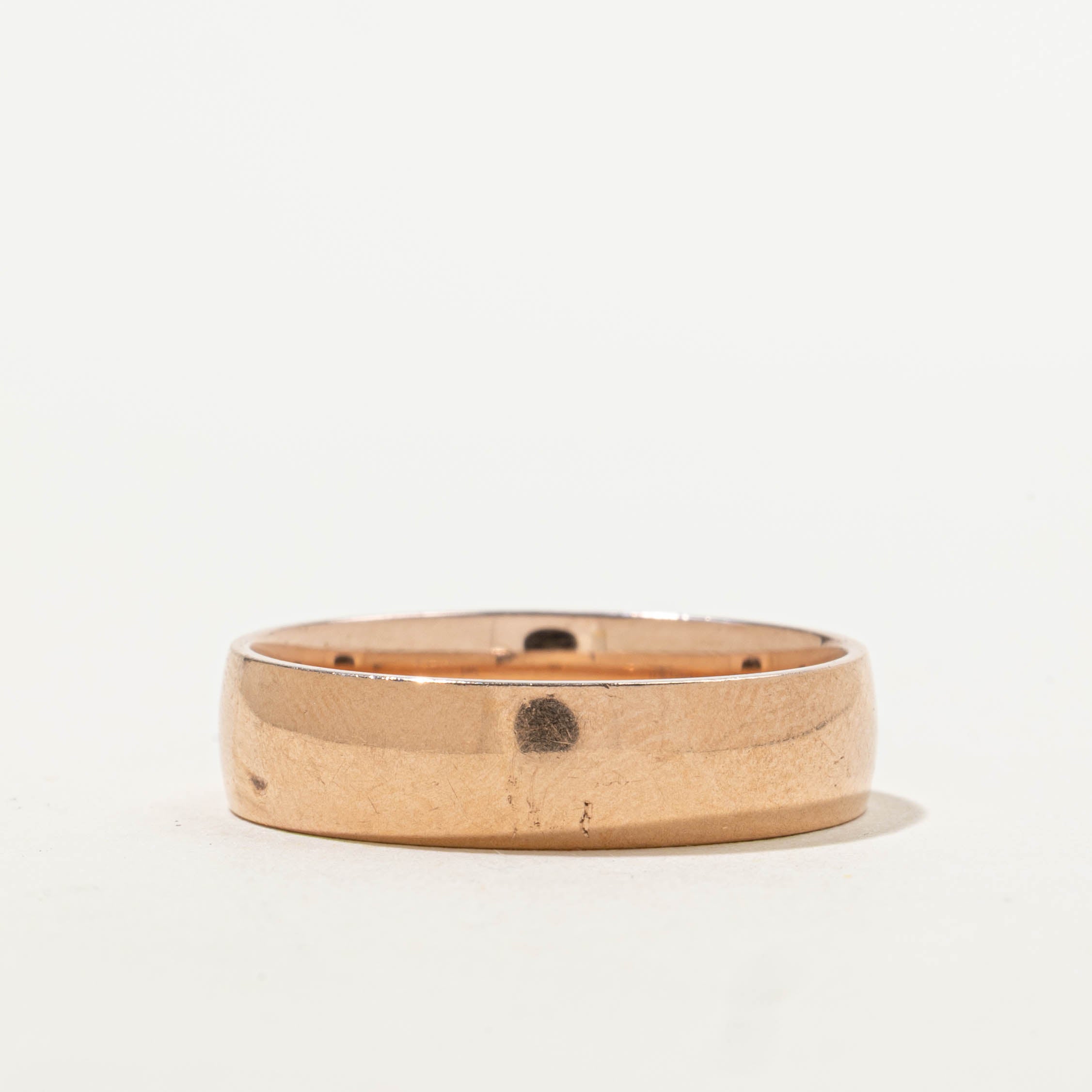 10k Rose Gold Plain Band | 5.85mm | SZ 11.75