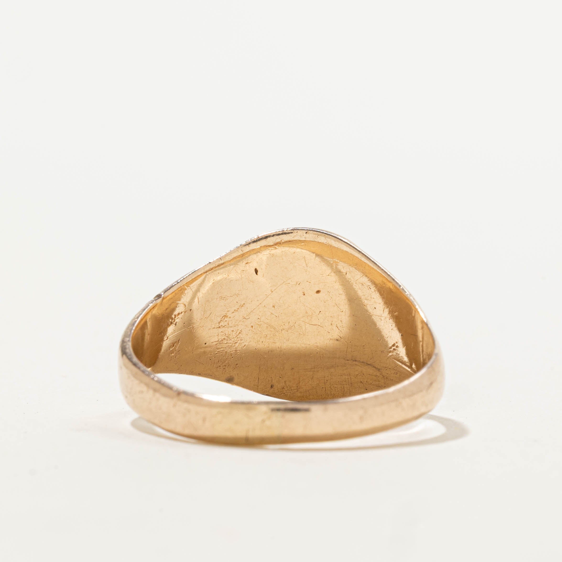 10k Masonic Crest Signet Ring | SZ 11