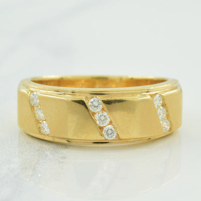 Channel Set Diamond Ring | 0.25ctw | SZ 8.75 |
