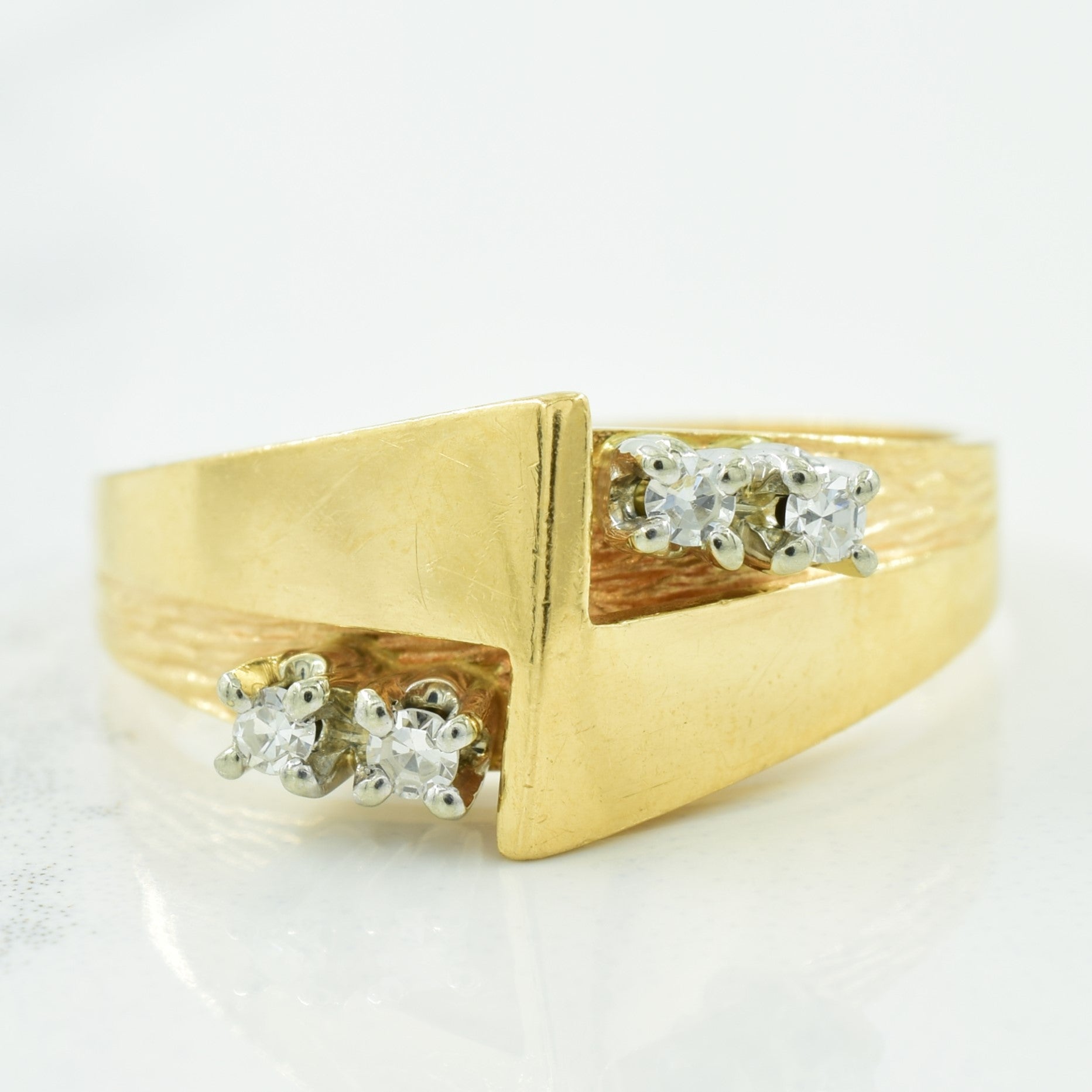 Four Stone Diamond Ring | 0.08ctw | SZ 6.75 |