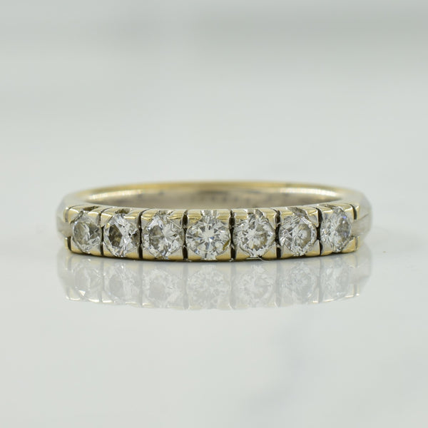 Seven Stone Diamond Ring | 0.42ctw | SZ 6.25 |