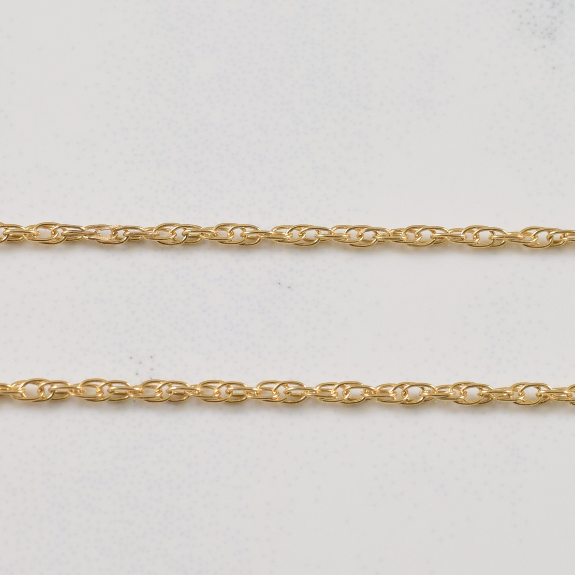 Sapphire & Diamond Necklace | 0.25ct, 0.02ctw | 16.5