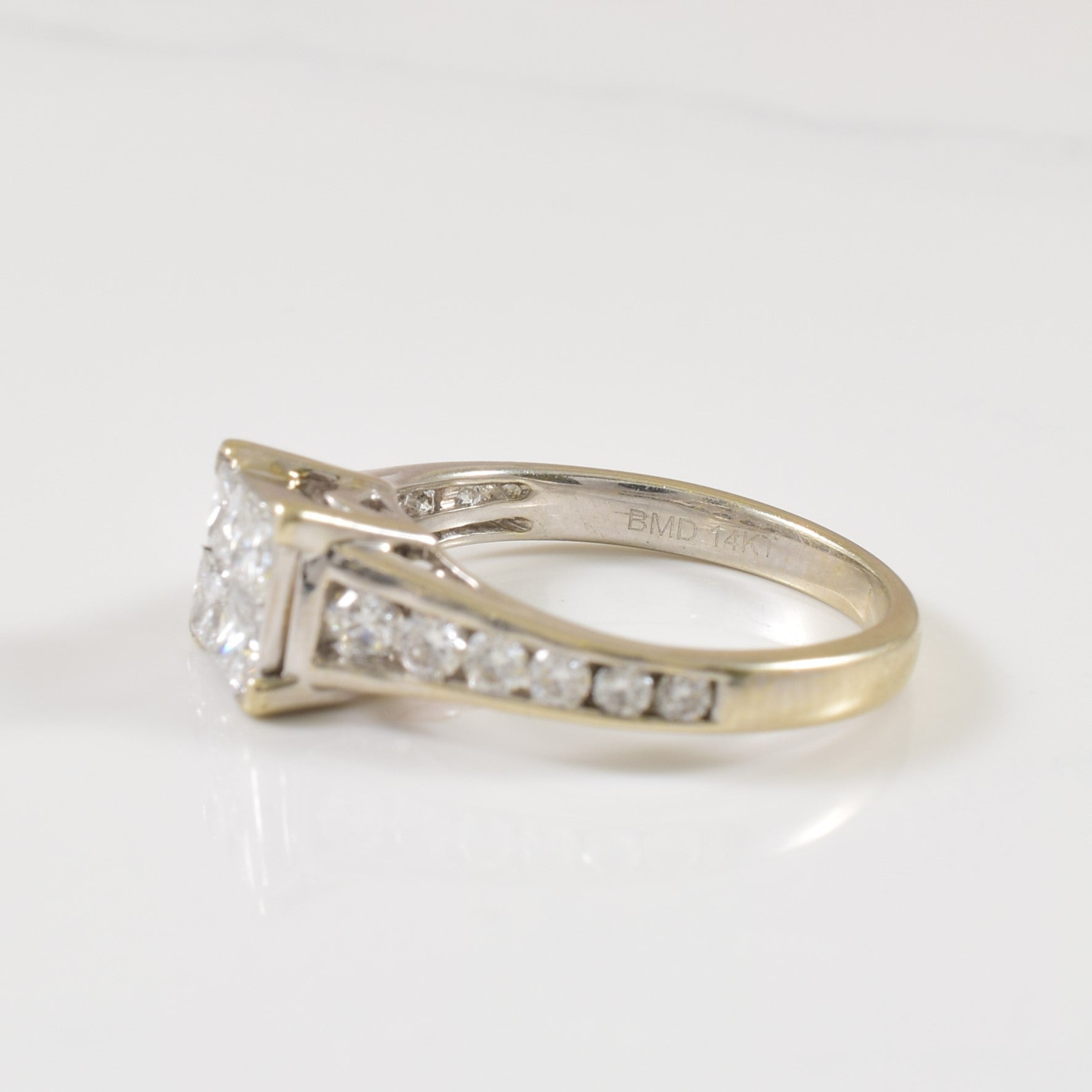 Cathedral Diamond Ring | 0.76ctw | SZ 4.25 |