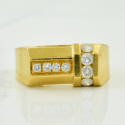 Channel & Pave Set Diamond Ring | 0.36ctw | SZ 9.25 |
