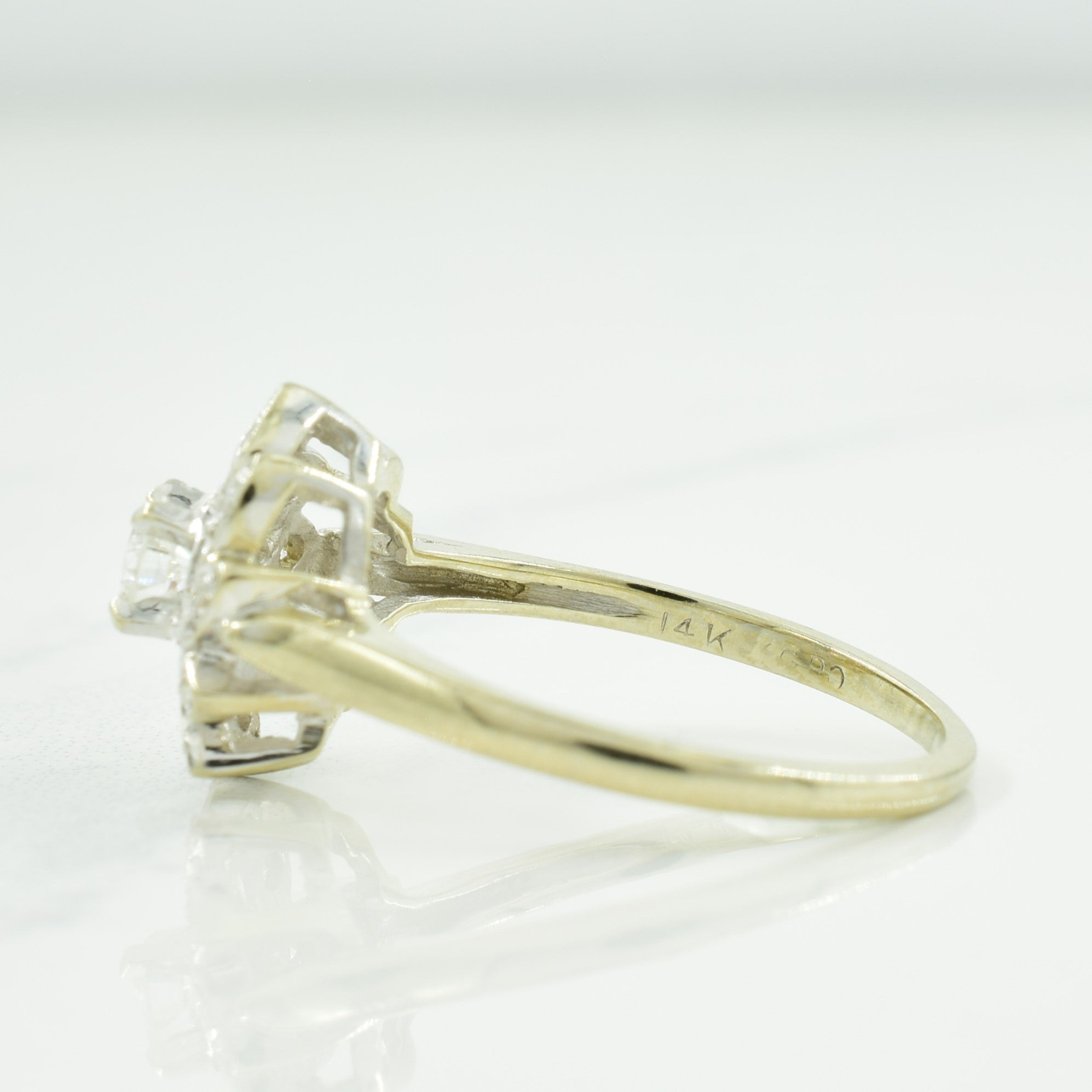 Diamond Pinwheel Ring | 0.26ctw | SZ 6.5 |