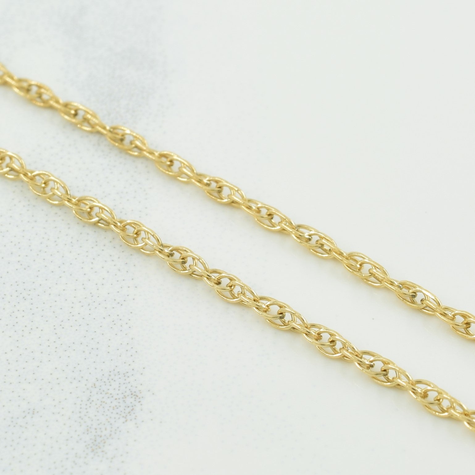10k Yellow Gold Prince of Wales Chain | 19
