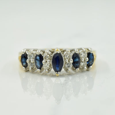 Sapphire & Diamond Ring | 0.28ctw, 0.16ctw | SZ 7 |