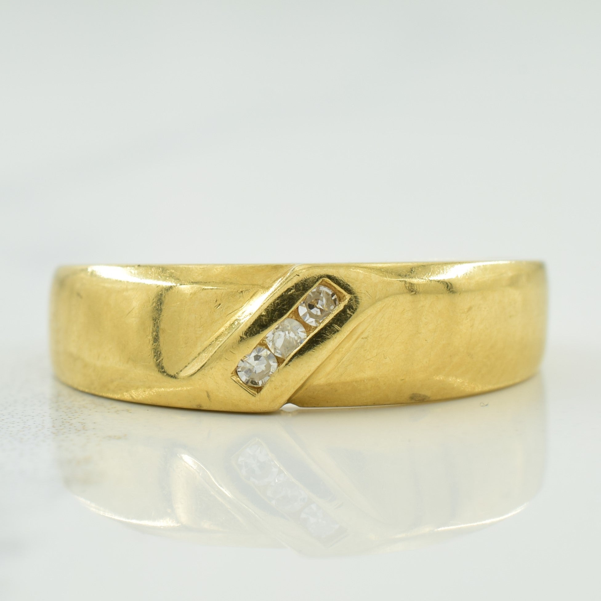 Channel Set Diamond Ring | 0.03ctw | SZ 5.25 |