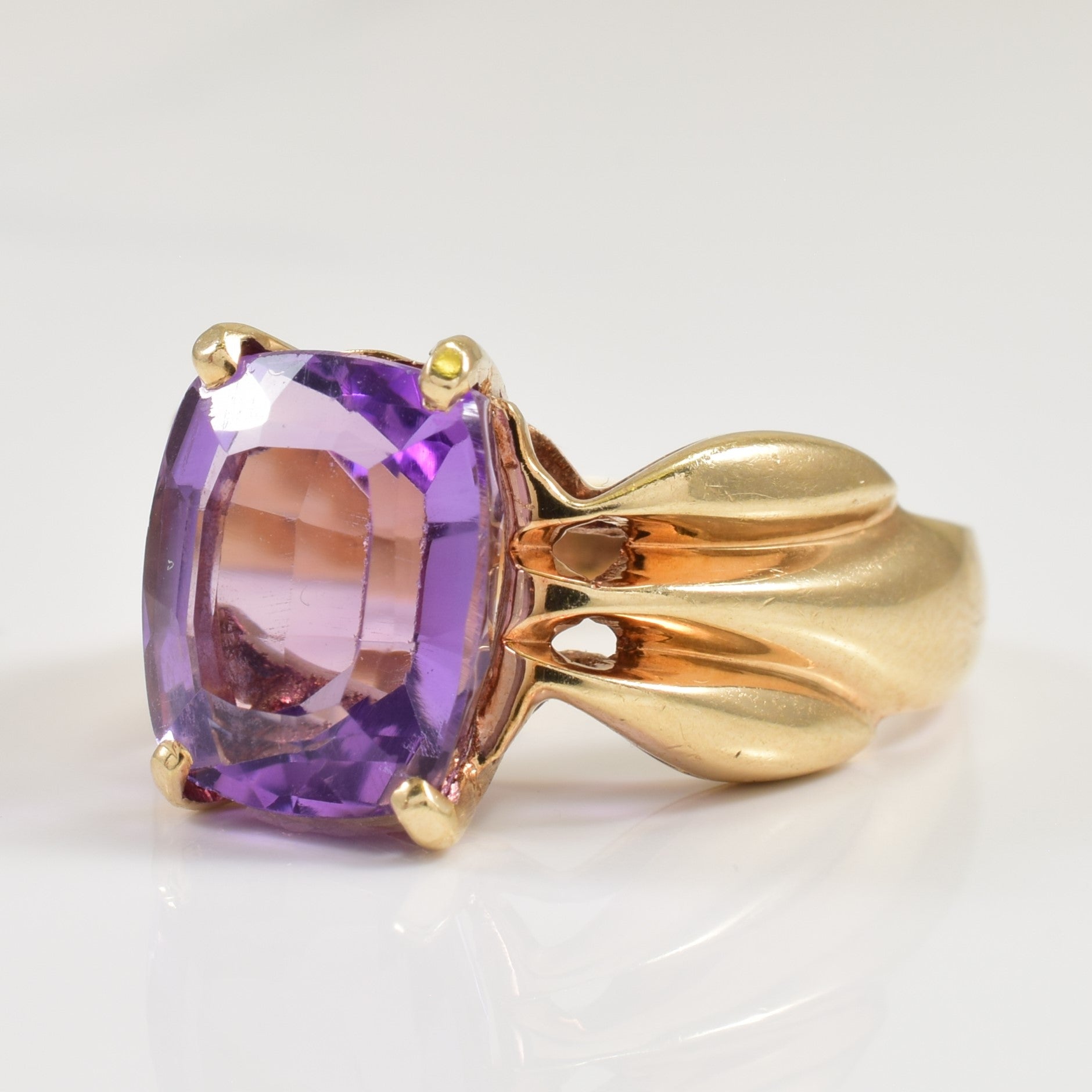 Tapered Amethyst Ring | 4.50ct | SZ 6.5 |