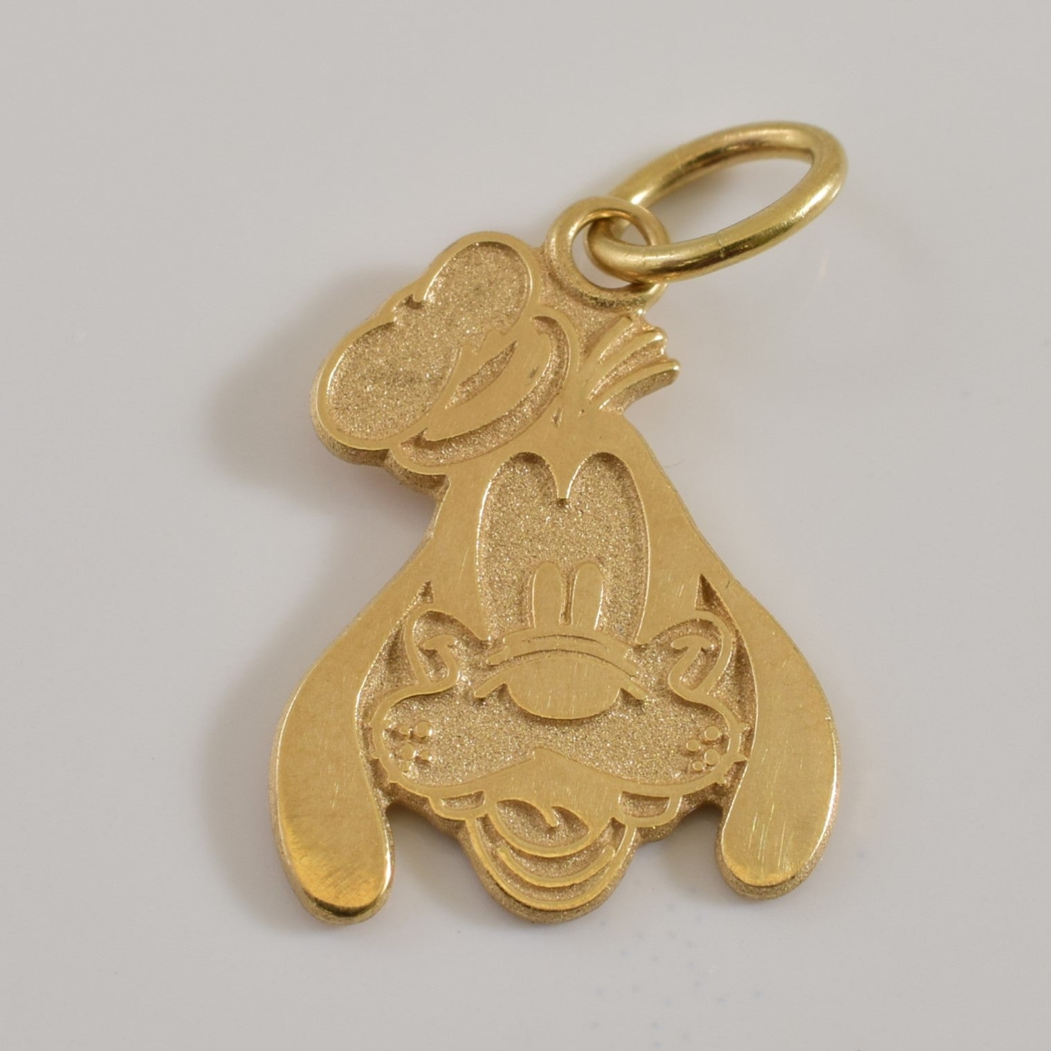 14k Yellow Gold Goofy Charm |