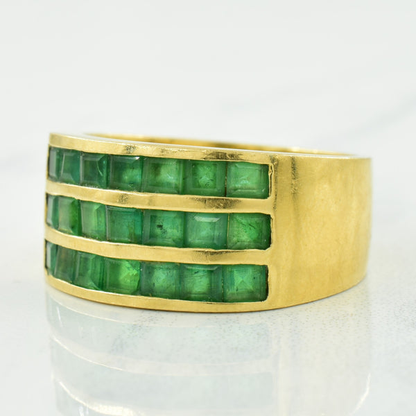 Channel Set Emerald Ring | 1.90ctw | SZ 8.25 |
