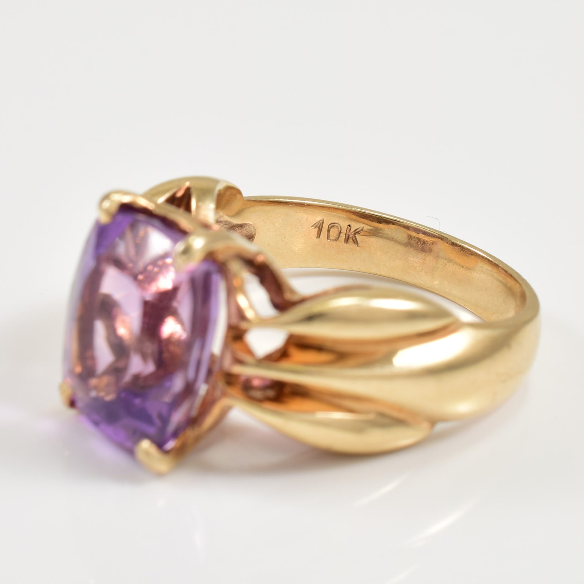 Tapered Amethyst Ring | 4.50ct | SZ 6.5 |