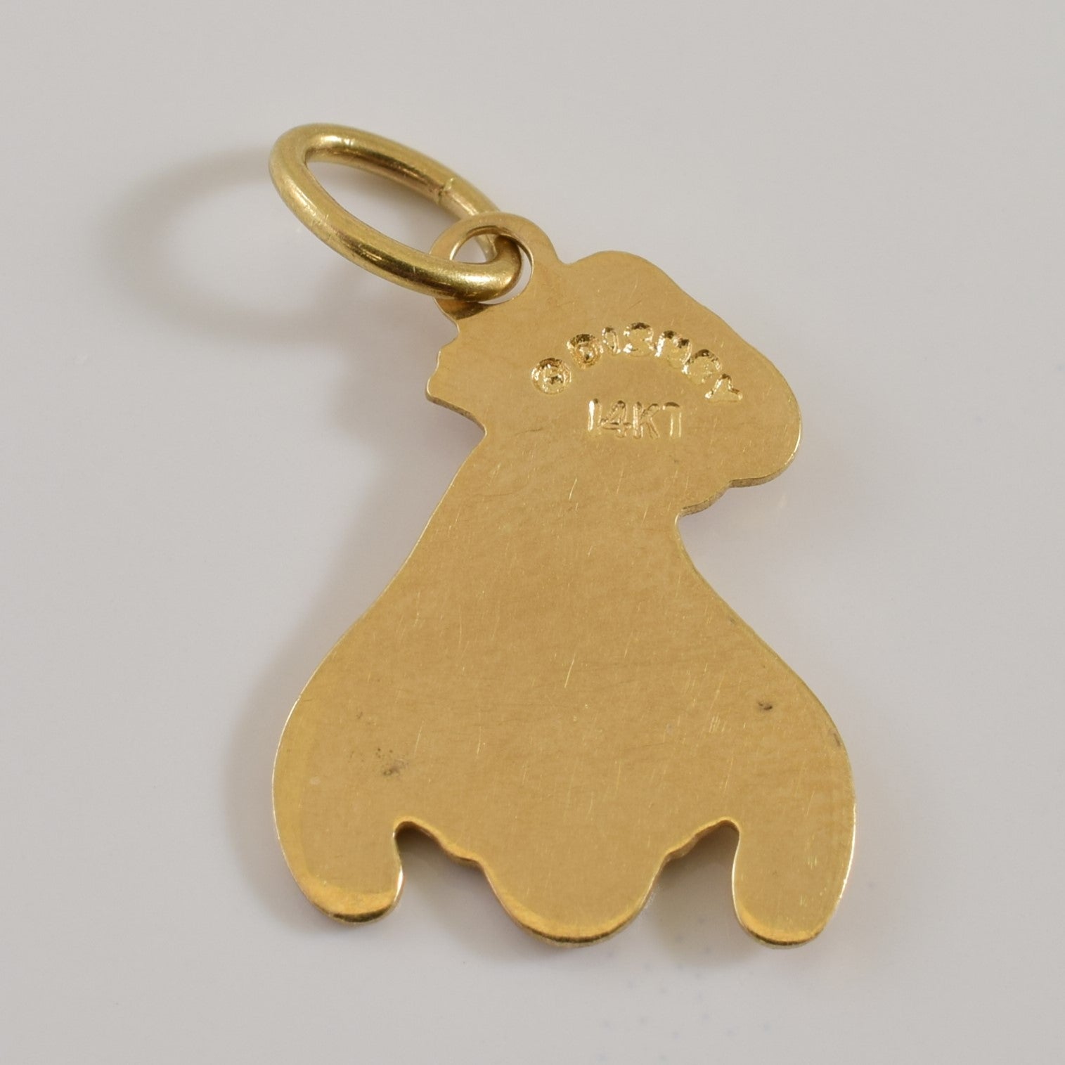 14k Yellow Gold Goofy Charm |