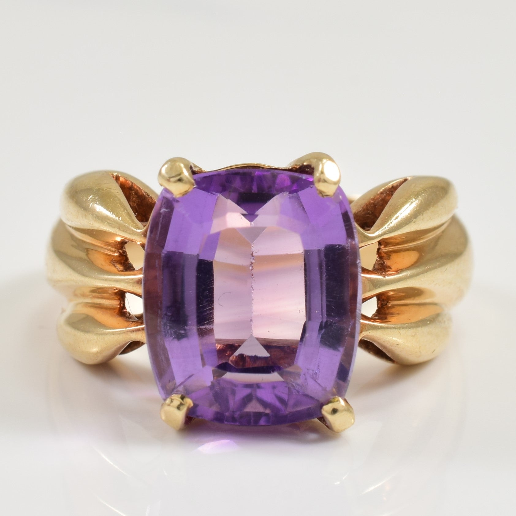 Tapered Amethyst Ring | 4.50ct | SZ 6.5 |