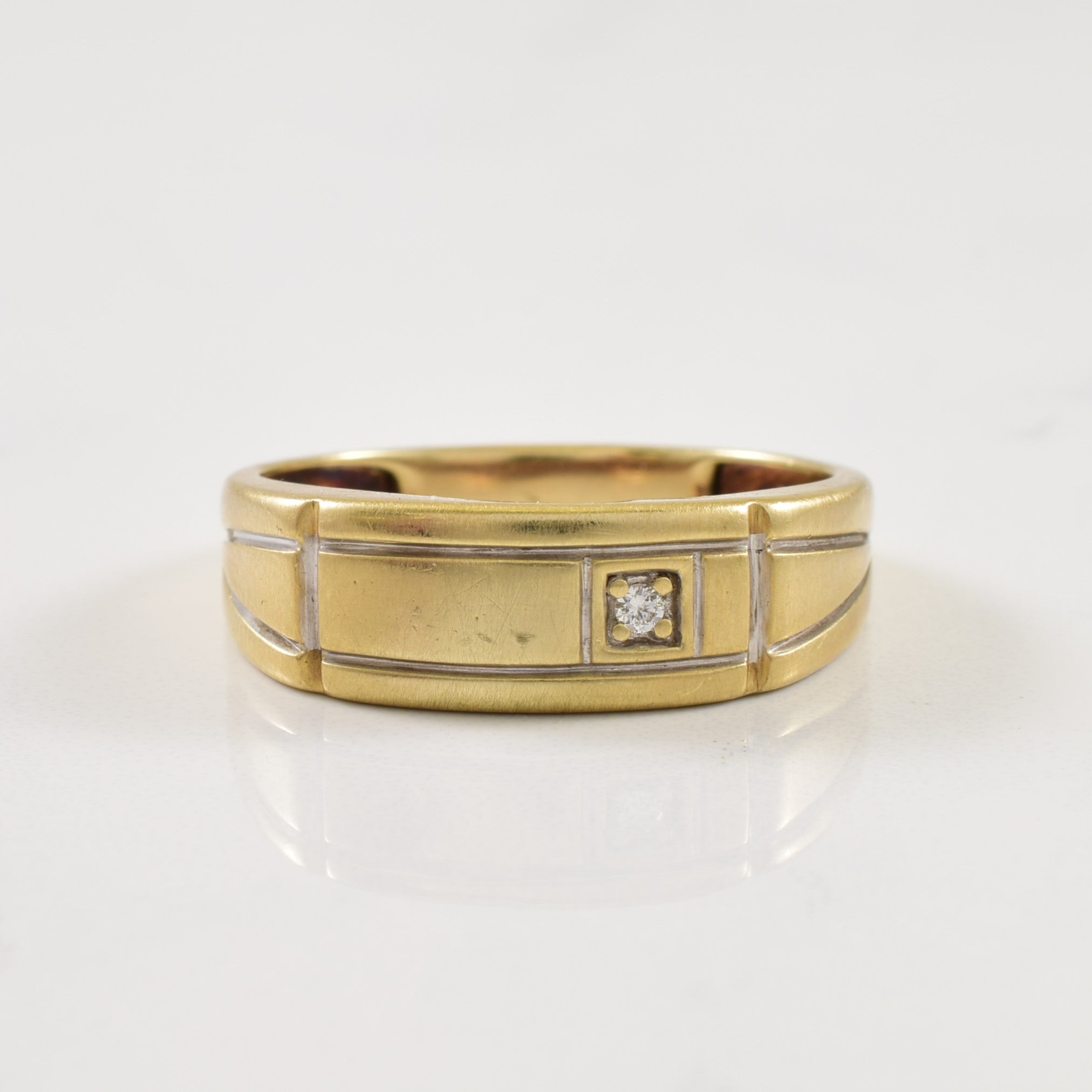 Single Stone Diamond Ring | 0.02ct | SZ 10.75 |