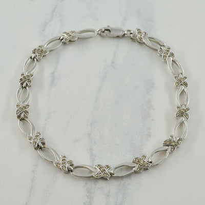 'XO' Diamond Bracelet | 0.52ctw | 7.25