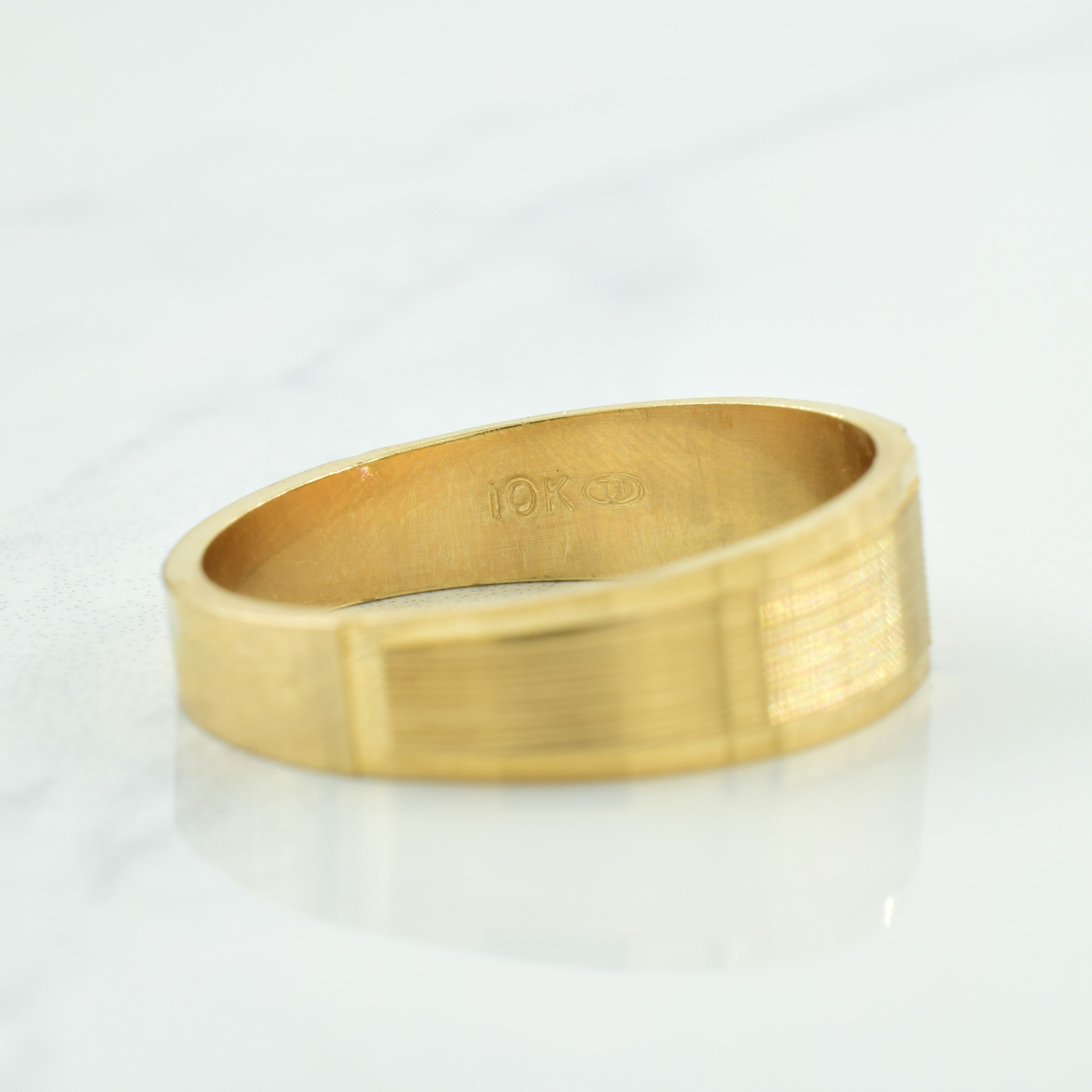 Vertical Pave Set Diamond Ring | 0.03ctw | SZ 10.25 |