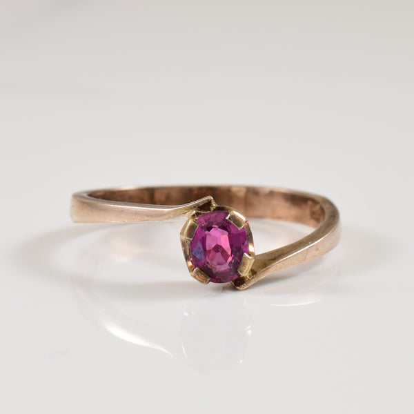 Ruby Bypass Ring | 0.38ct | SZ 7.25 |