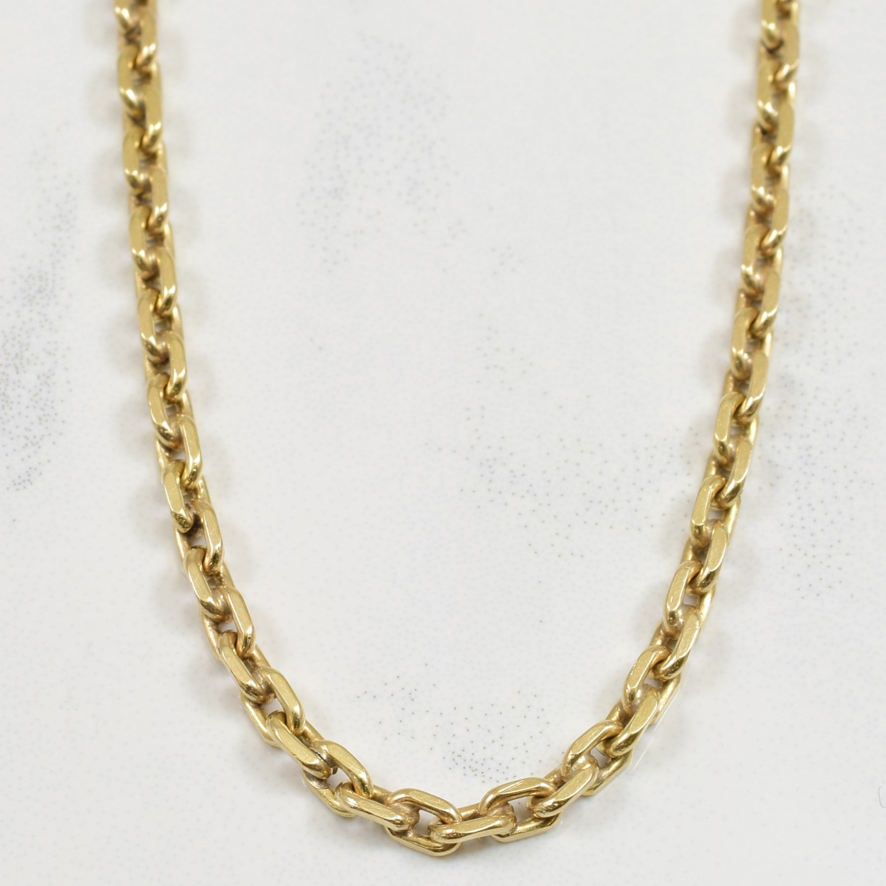 14k Yellow Gold Cable Chain | 19.50